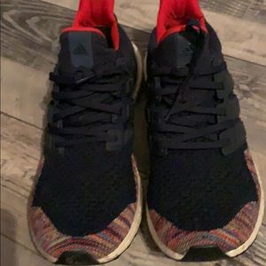Adidas ultraboost navy blue/res ltd trainers